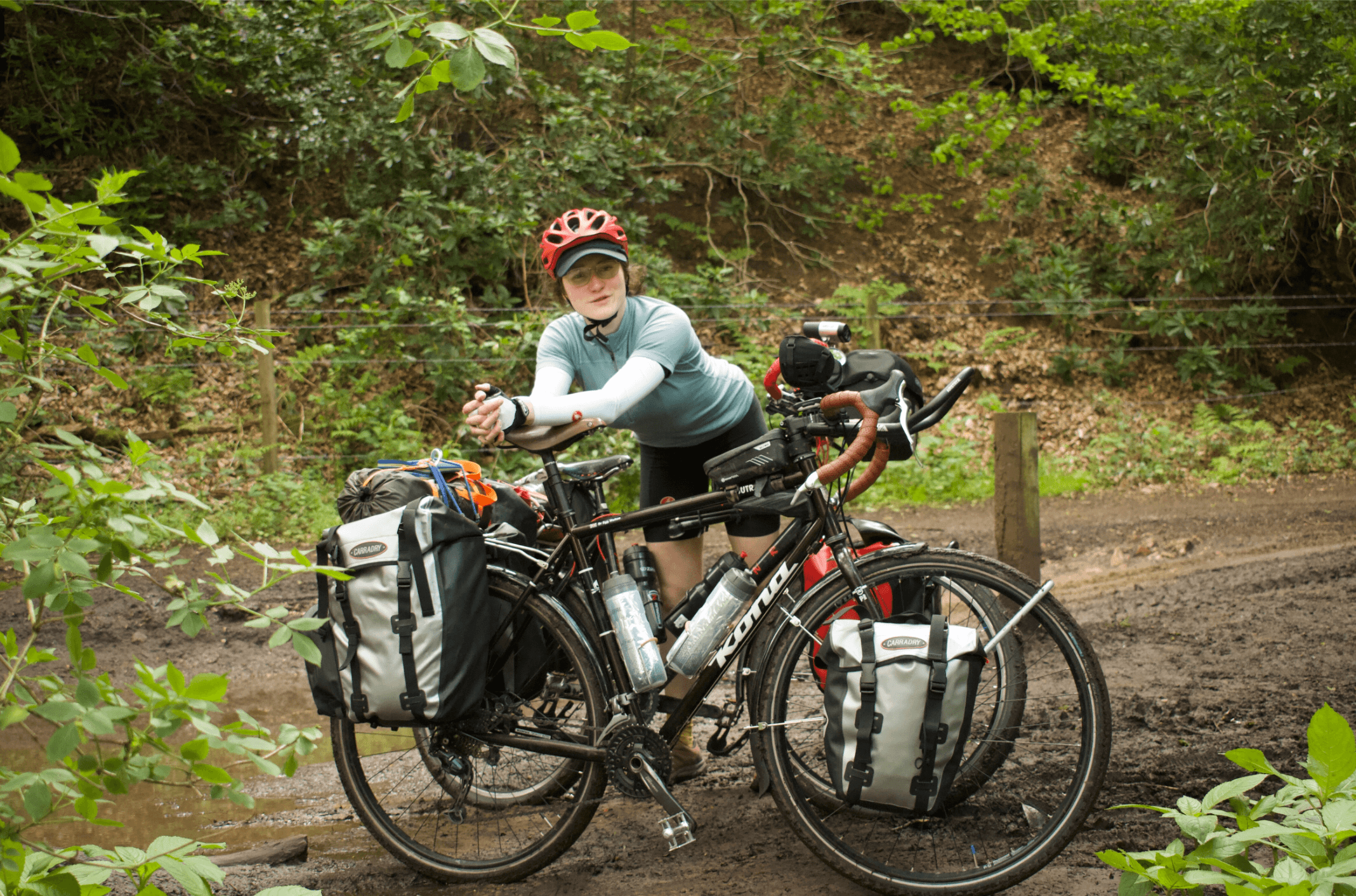 Emma karslake voyage vélo mayenne angers